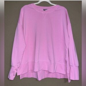 Sweaty Betty After Class Longline Fuchsia Pink Sweatshirt XL